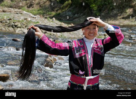 huangluo village|china very long hair cut.